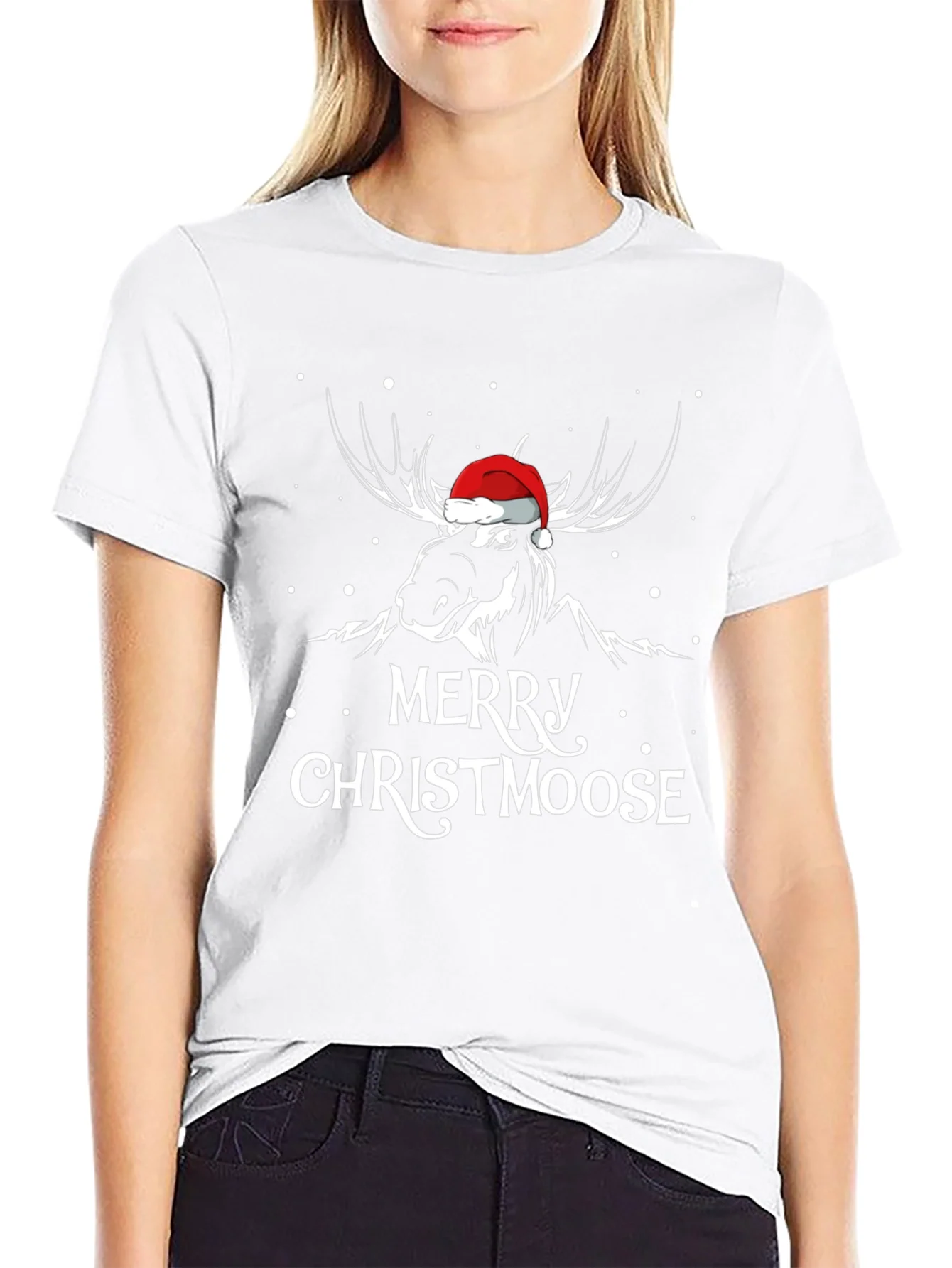 Merry Christmoose Graphic Tee