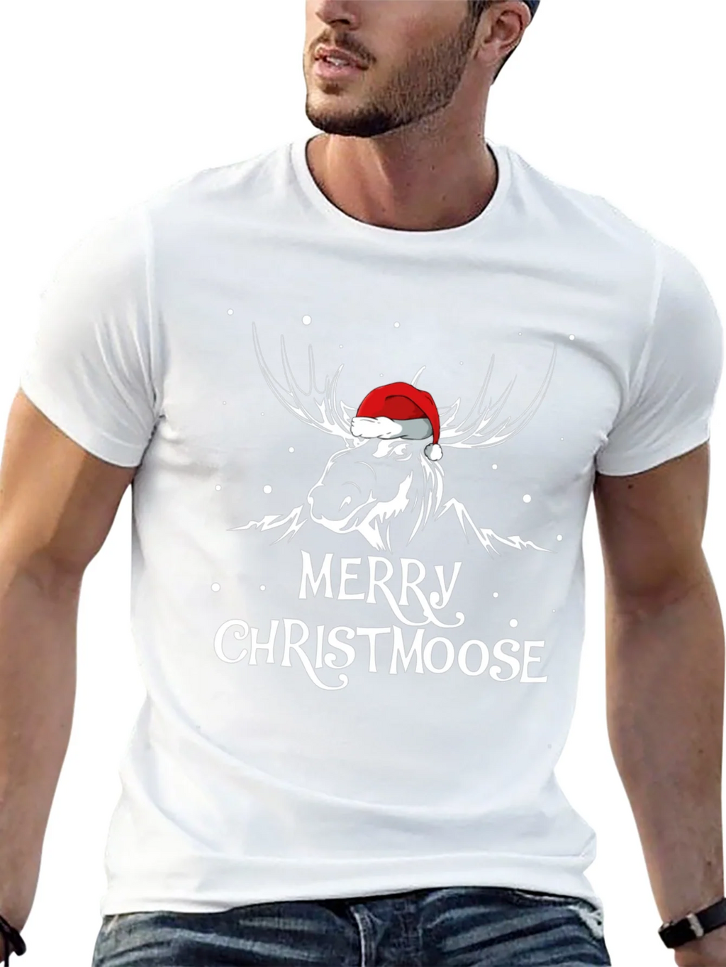 Merry Christmoose Graphic Tee