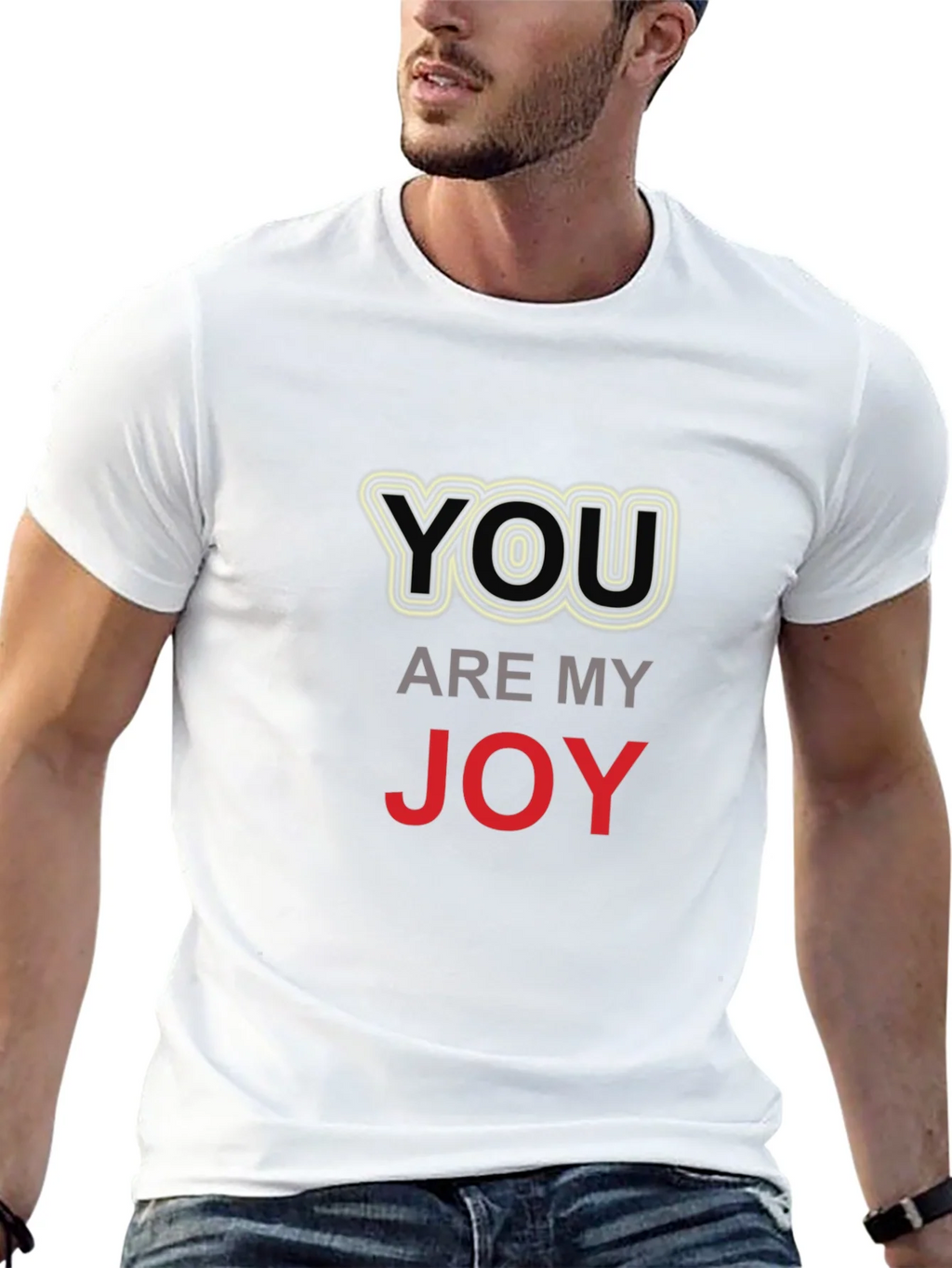 You Are My Joy Graphic T-Shirt - Black