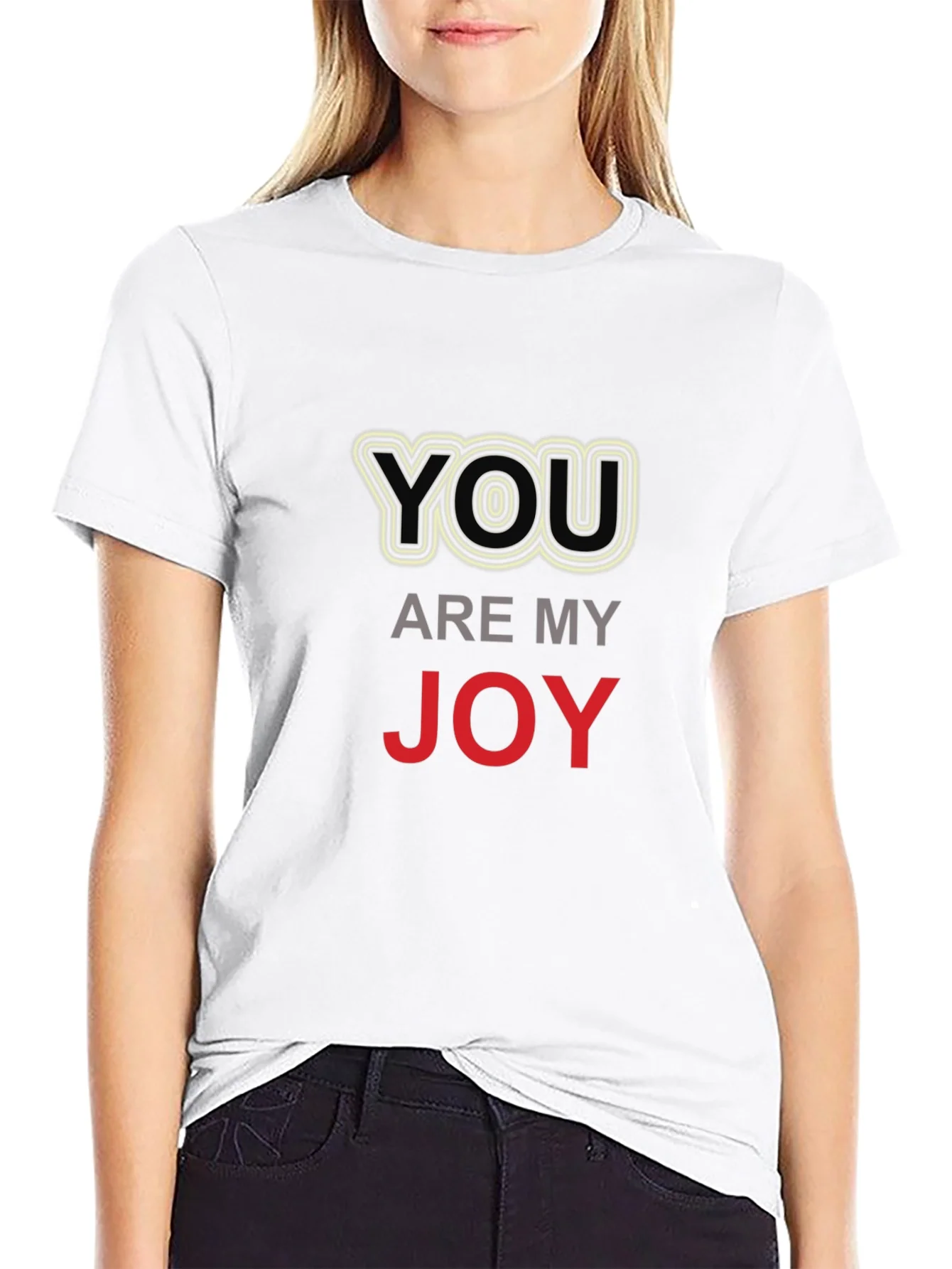 You Are My Joy Graphic T-Shirt - Black