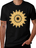 Geometric Triangle Starburst Graphic Tee