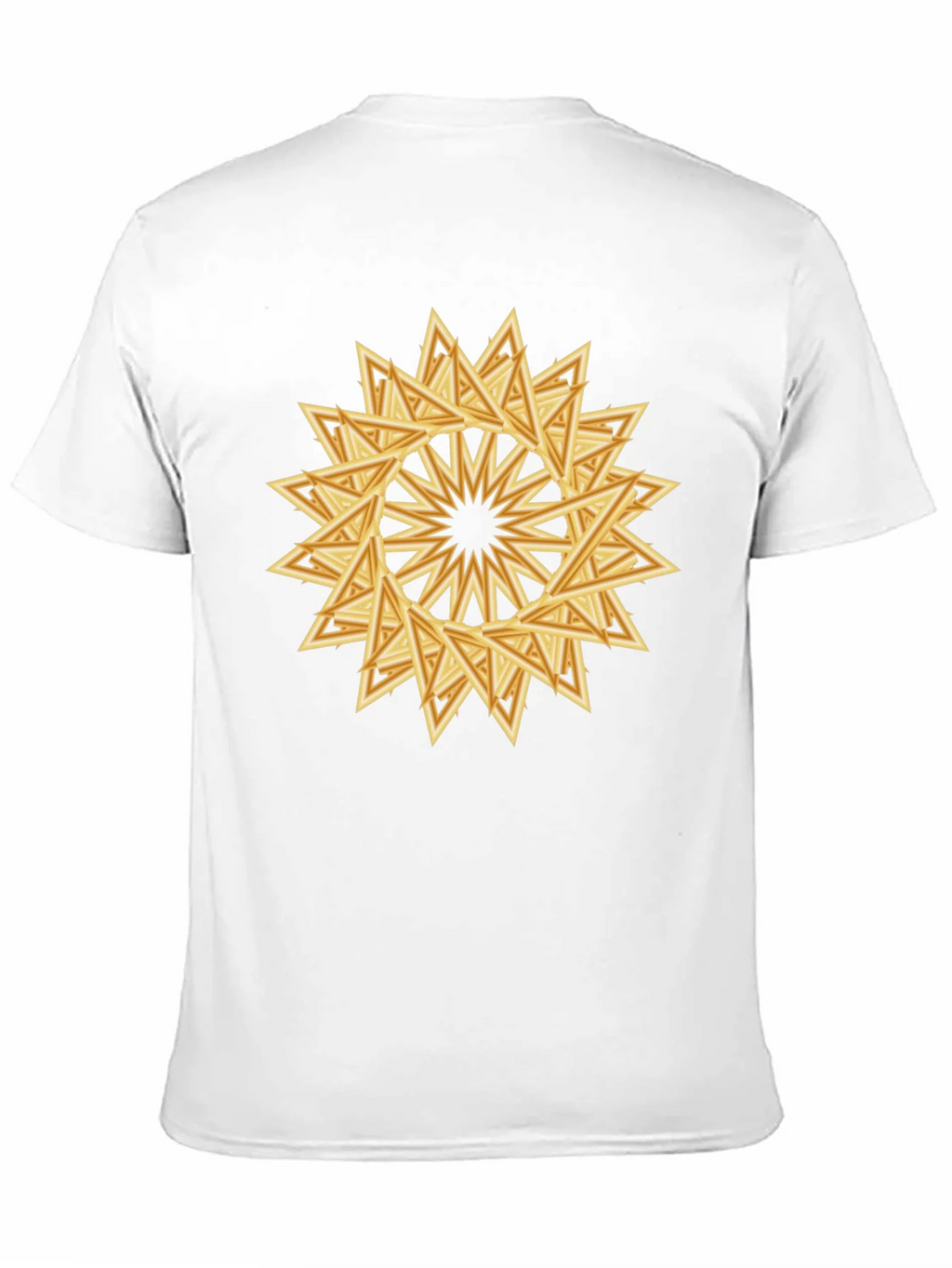 Geometric Triangle Starburst Graphic Tee
