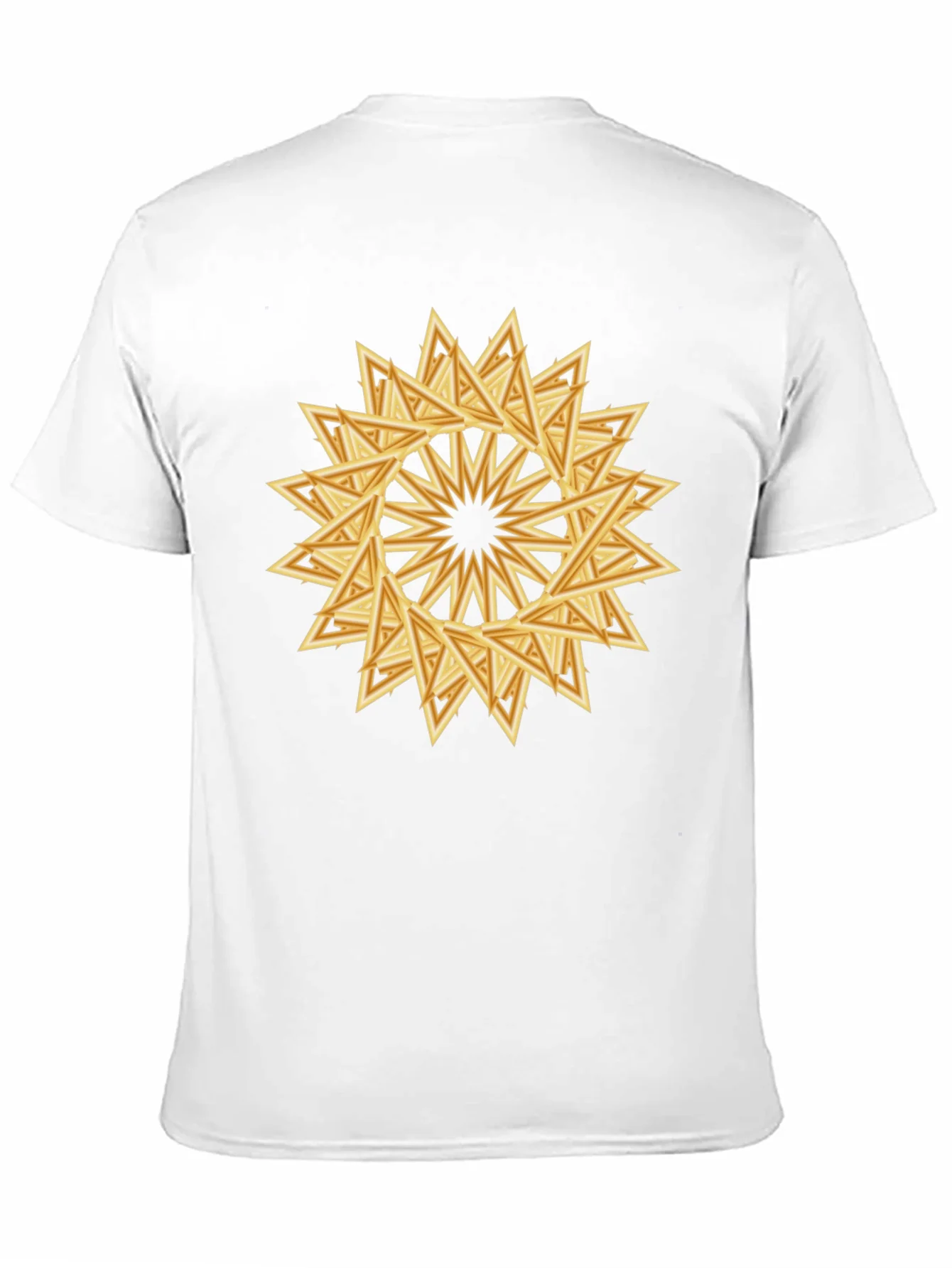 Geometric Triangle Starburst Graphic Tee