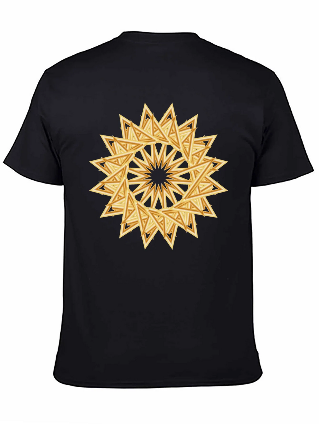Geometric Triangle Starburst Graphic Tee