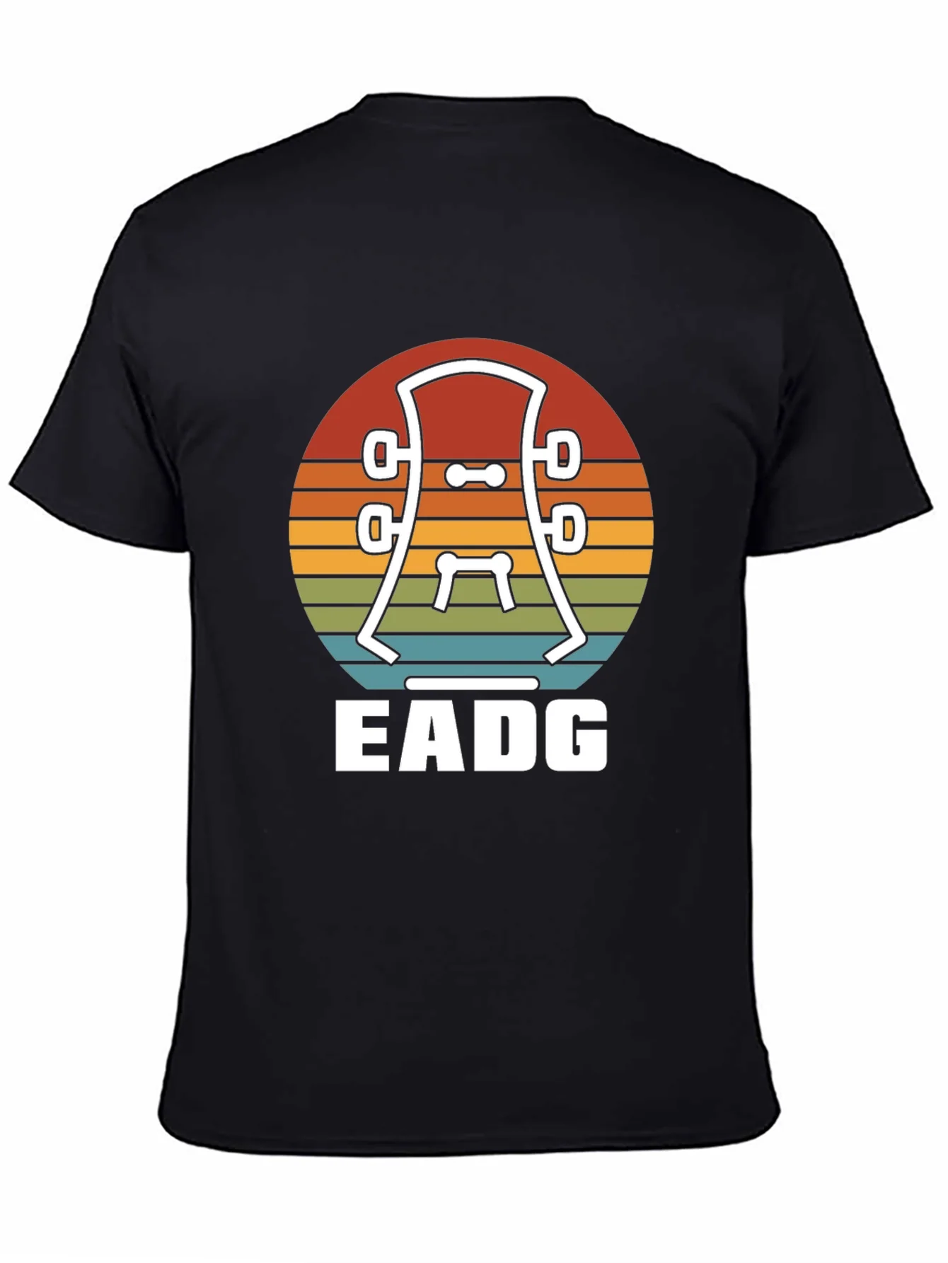 Guitar Headstock EADG T-Shirt - Musician Tee