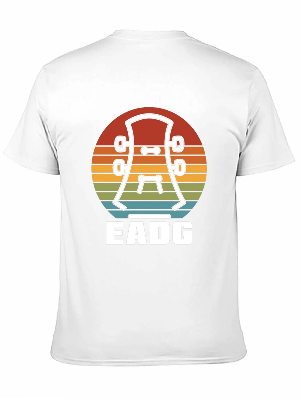 Guitar Headstock EADG T-Shirt - Musician Tee