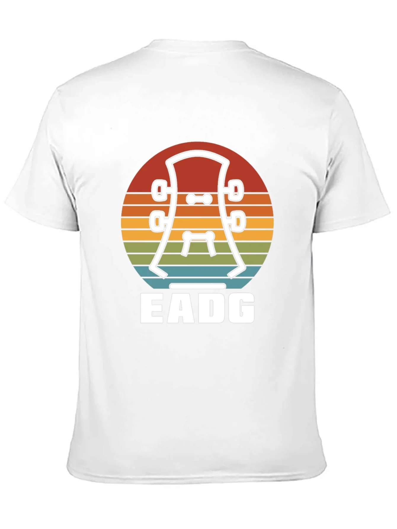 Guitar Headstock EADG T-Shirt - Musician Tee