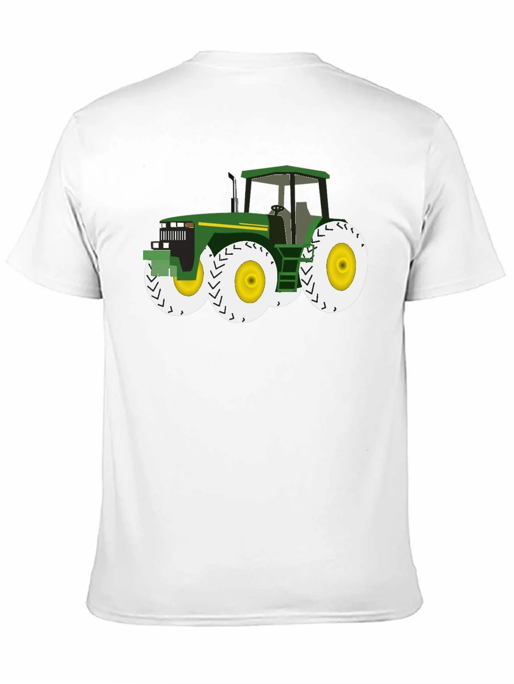 Tractor Graphic Tee - Black Cotton Blend