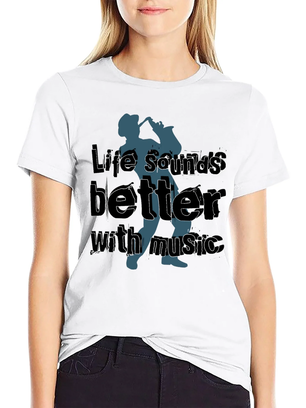 Life Sounds Better Music T-Shirt