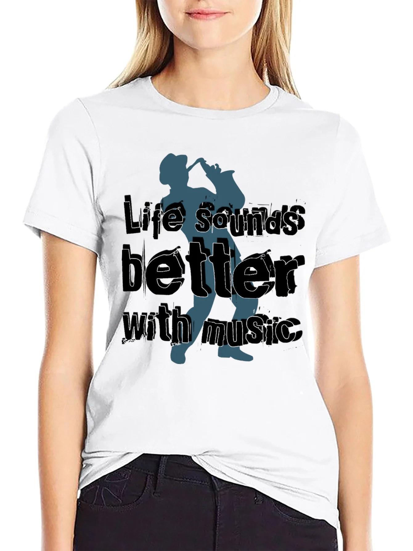 Life Sounds Better Music T-Shirt
