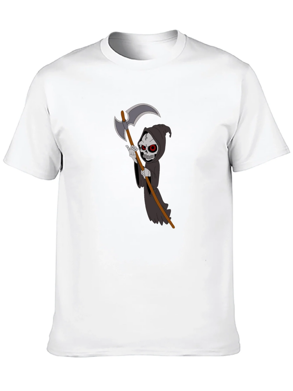 Grim Reaper Graphic T-Shirt - Black Cotton Tee