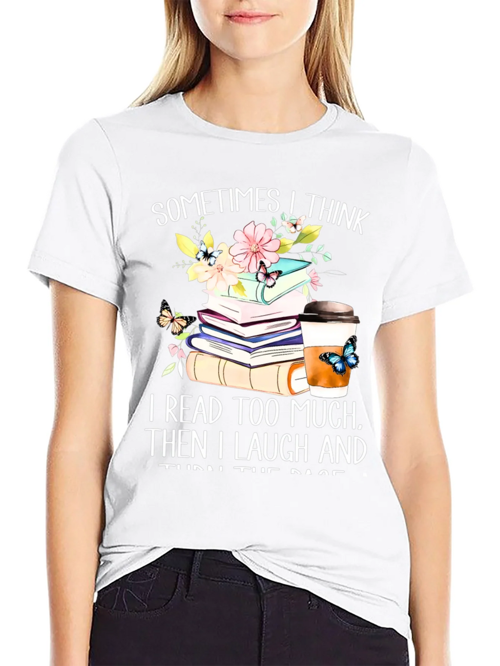 Book Lovers Tee: I Read Too Much