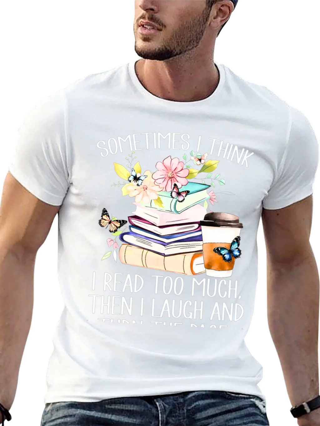 Book Lovers Tee: I Read Too Much