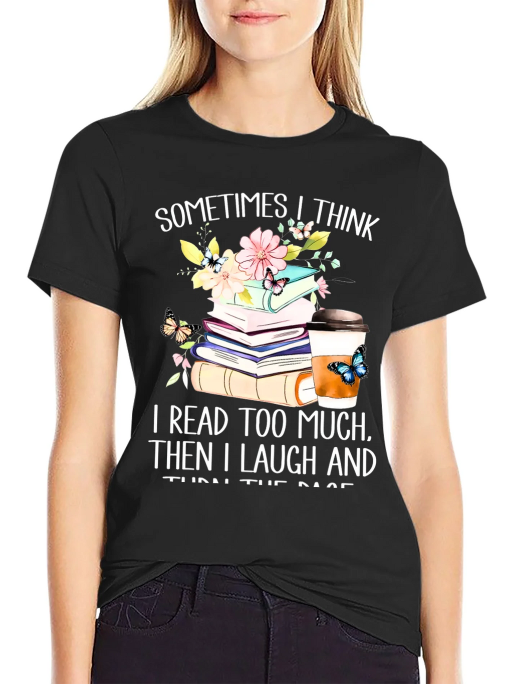 Book Lovers Tee: I Read Too Much