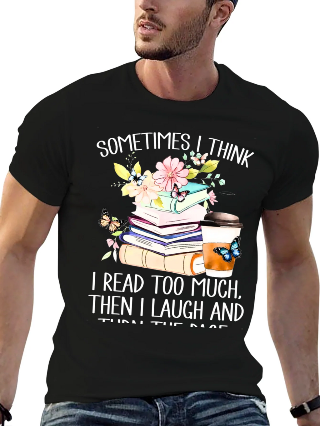 Book Lovers Tee: I Read Too Much