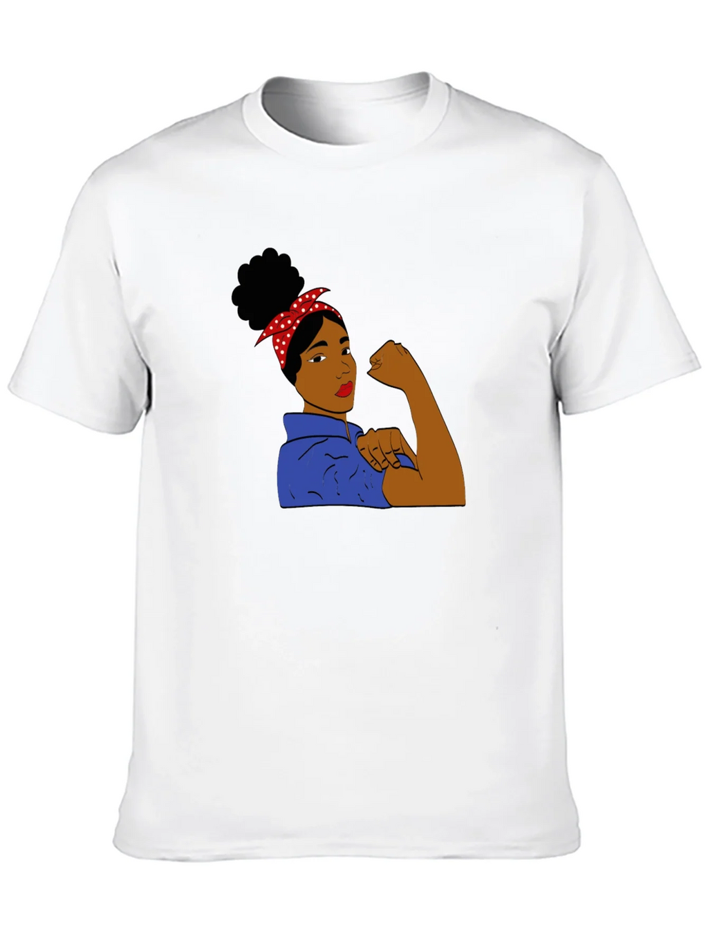 Rosie Riveter Black T-Shirt - We Can Do It!