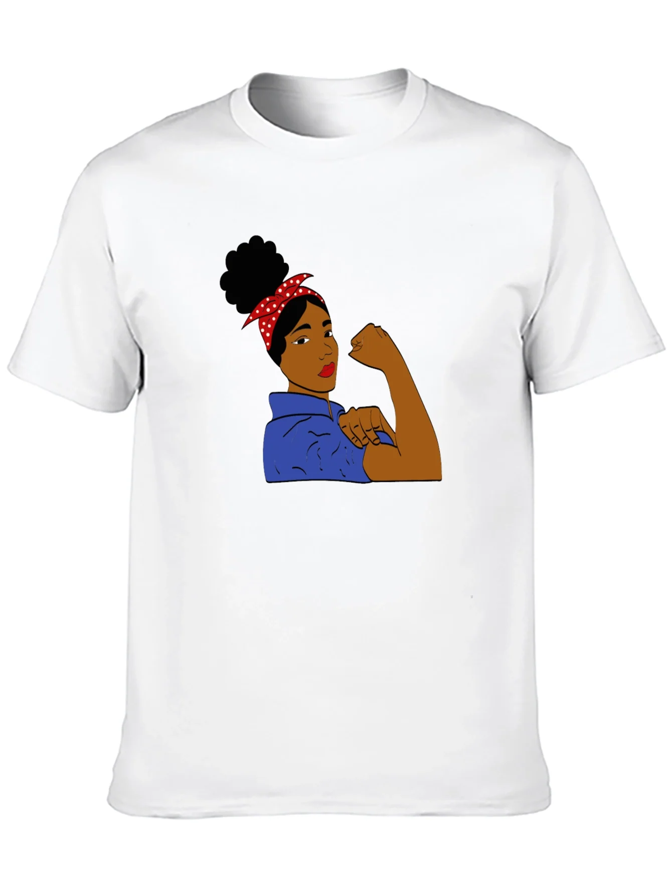 Rosie Riveter Black T-Shirt - We Can Do It!