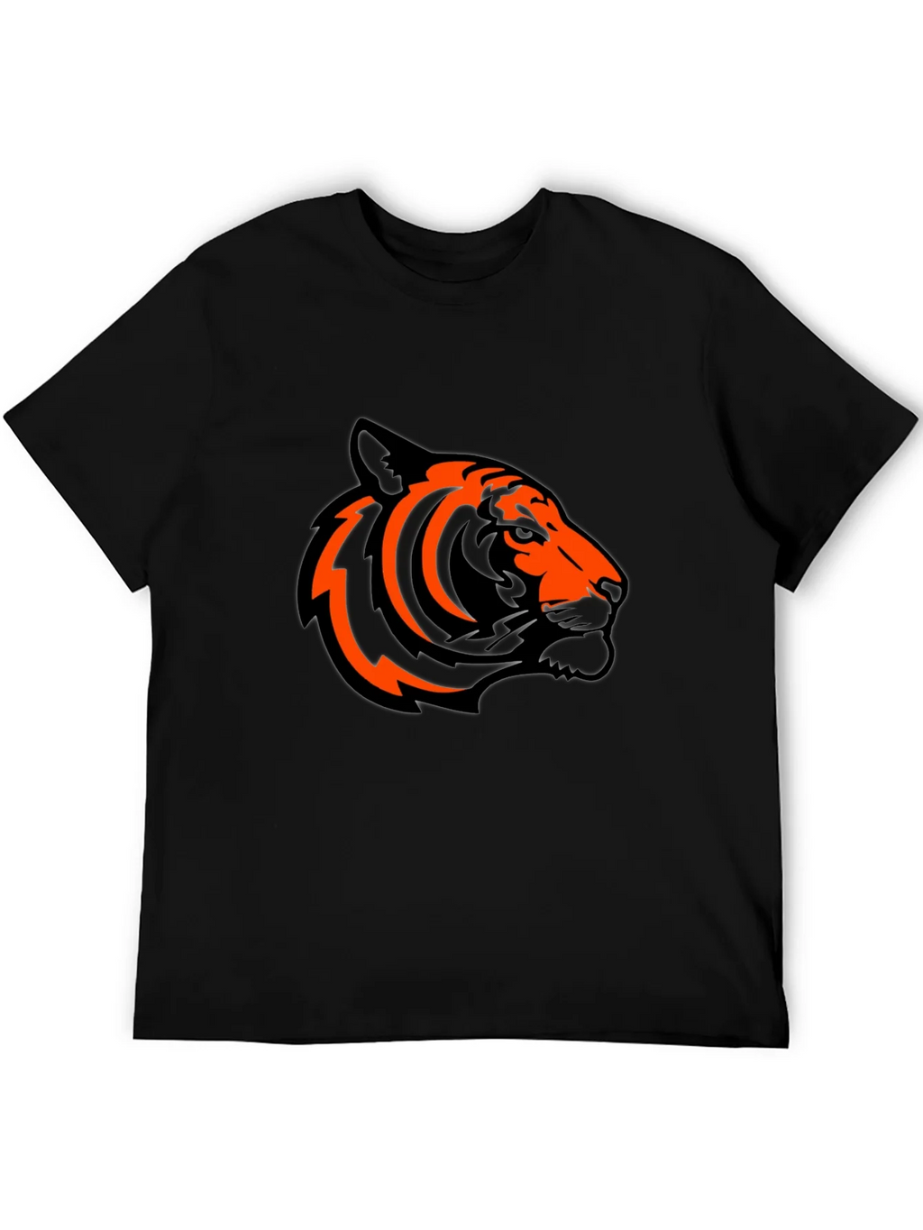 Bold Tiger Graphic Tee - Stylish Black T-Shirt