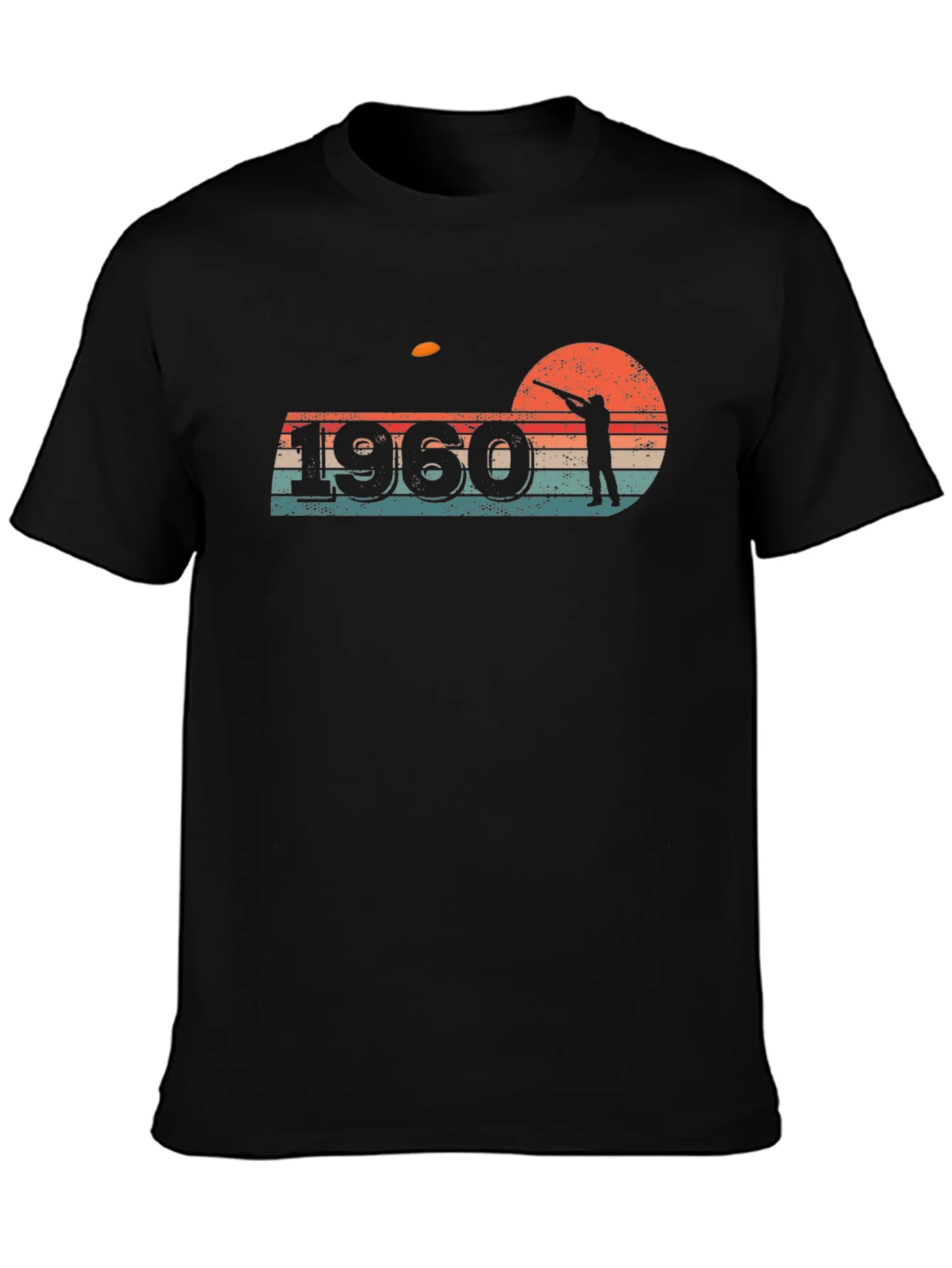 Vintage 1960 Clay Target Shooting T-Shirt