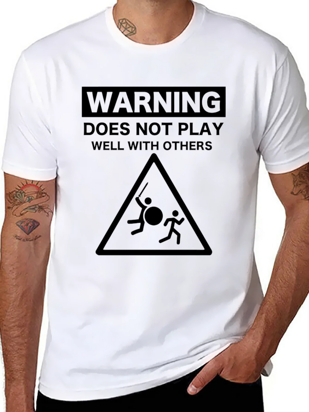 Warning: Does Not Play Well With Others T-Shirt