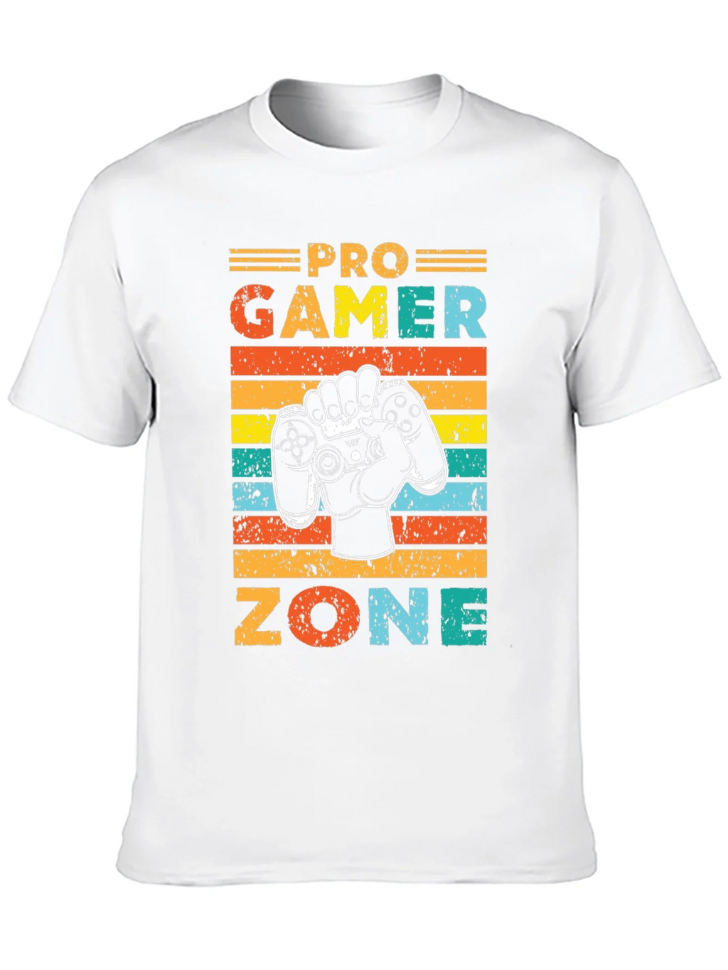 Pro Gamer Zone Graphic Tee - Retro Gaming Shirt