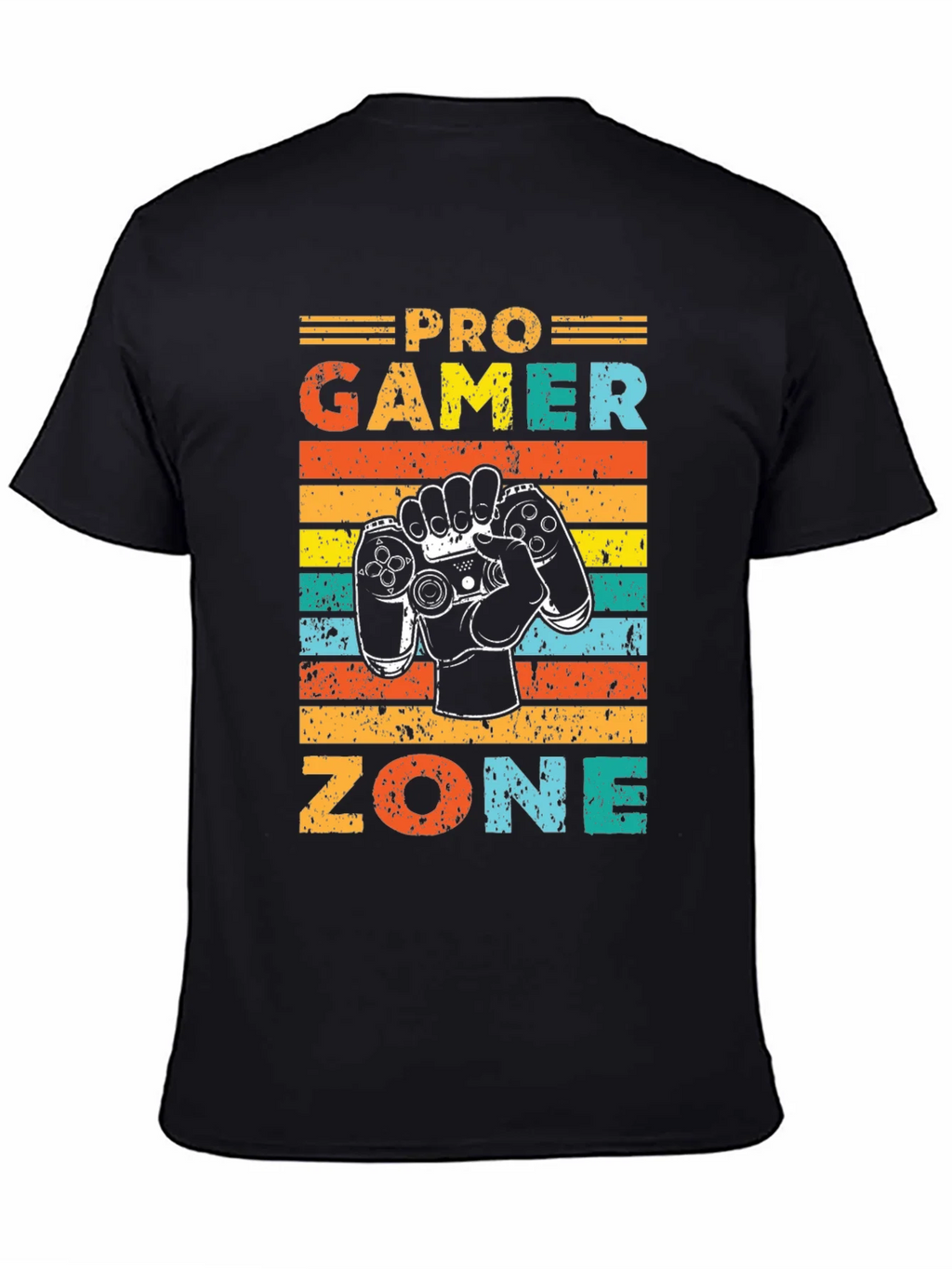 Pro Gamer Zone Graphic Tee - Retro Gaming Shirt