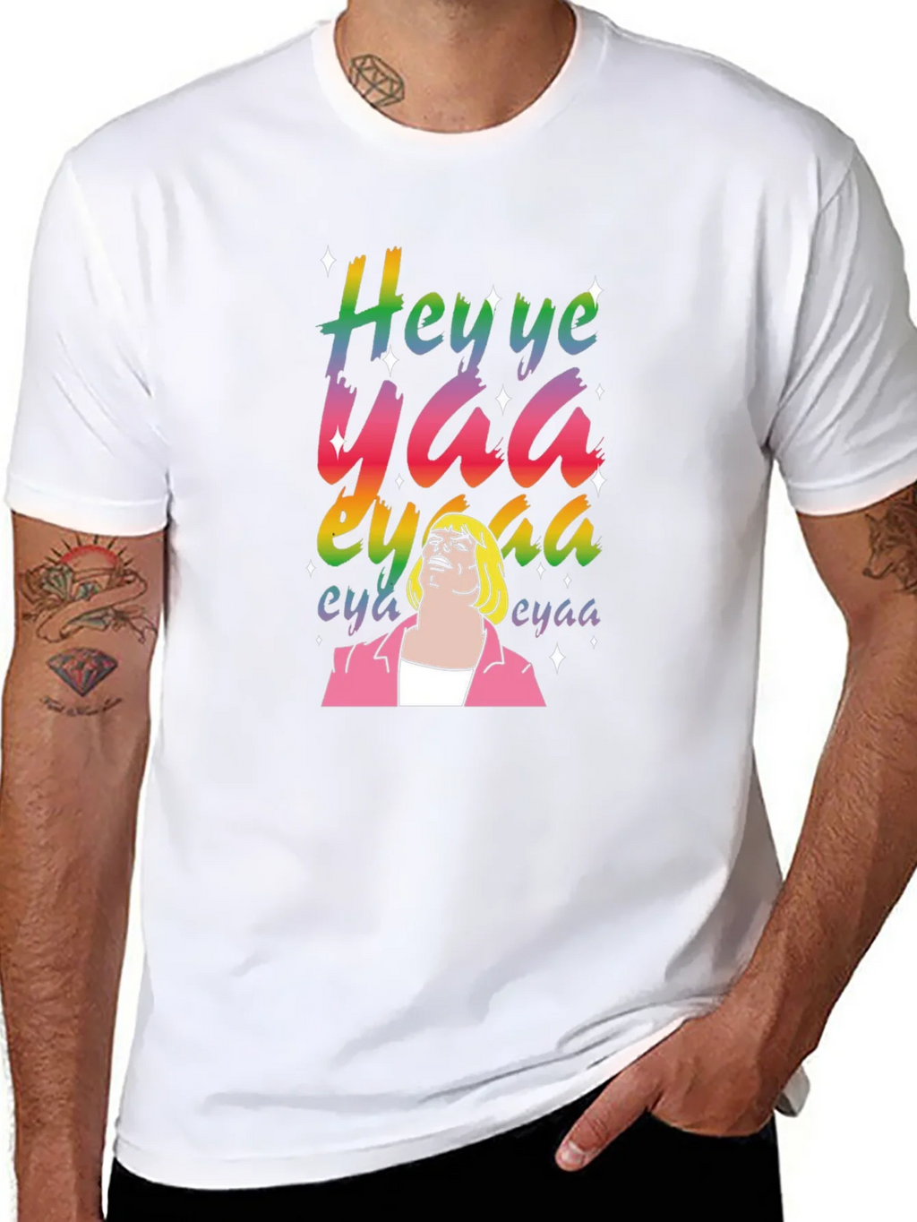 Hey Yea Yaa He-Man T-Shirt - Black