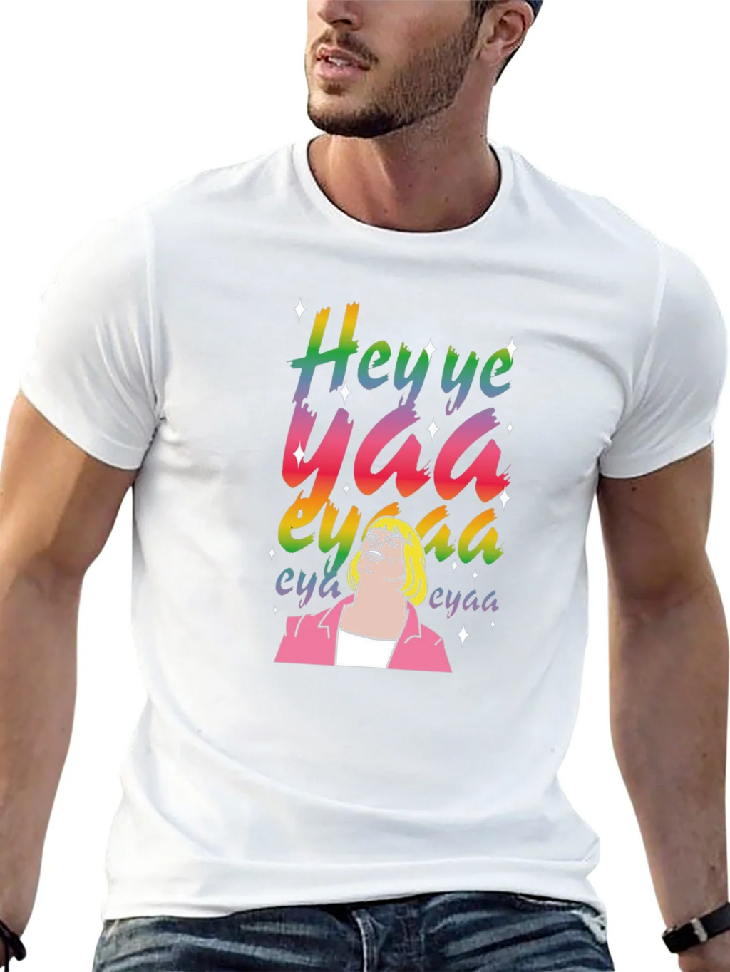 Hey Yea Yaa He-Man T-Shirt - Black
