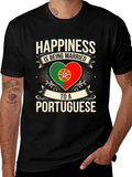 Portuguese Pride T-Shirt - Happiness is Being Married