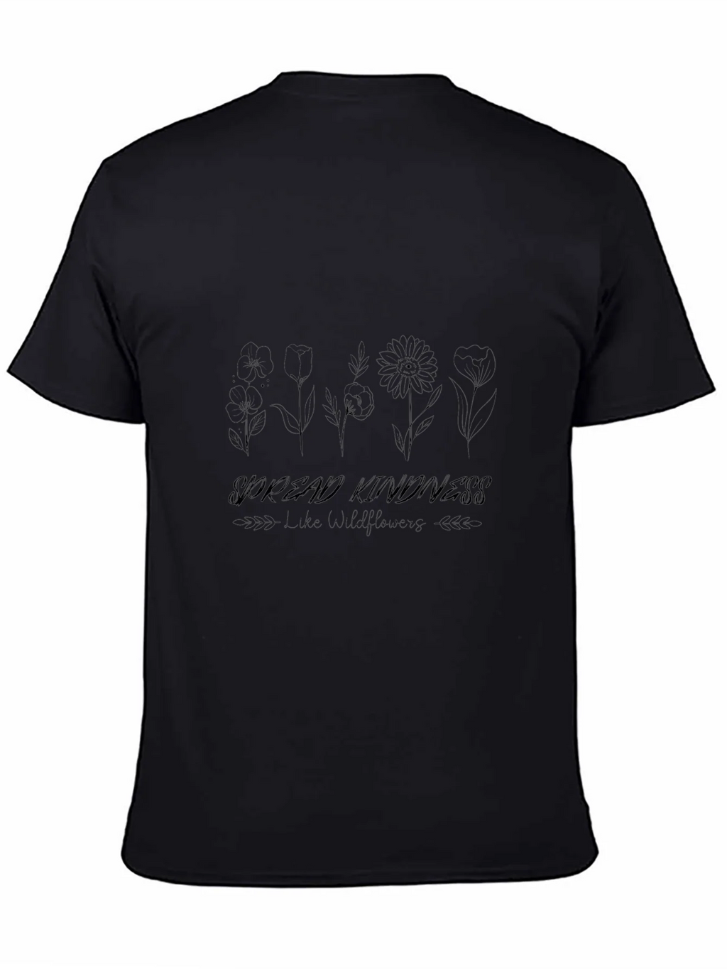 Spread Kindness Wildflower Graphic T-Shirt