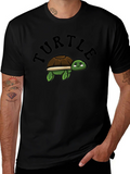 Turtle Cartoon T-Shirt -  Comfortable & Stylish Tee