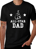 All-Star Dad Boxing Gloves Graphic Tee - Fathers Day Gift