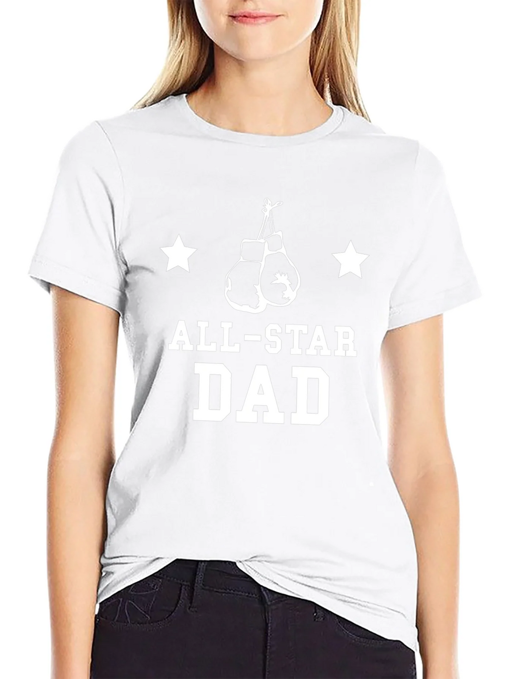 All-Star Dad Boxing Gloves Graphic Tee - Fathers Day Gift
