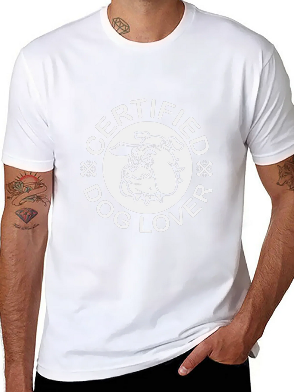 Certified Dog Lover Black T-Shirt