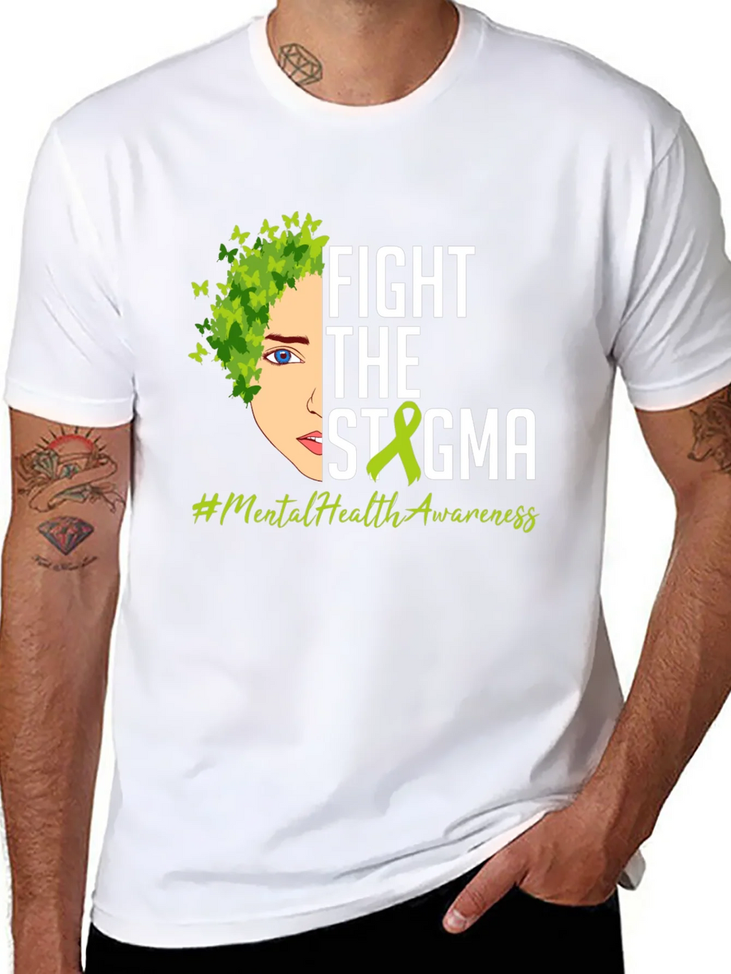 Fight the Stigma Mental Health Awareness T-Shirt