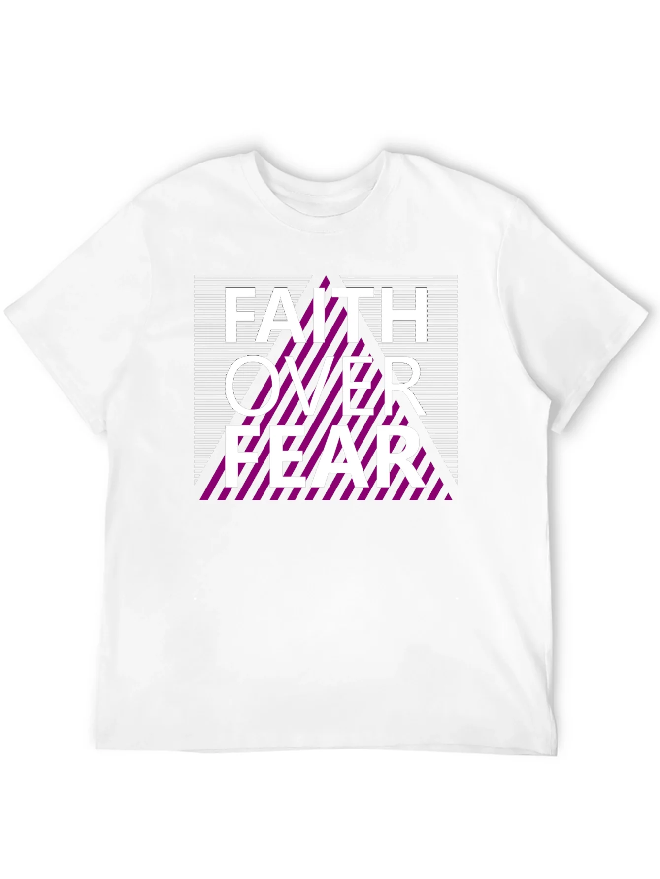 Faith Over Fear Graphic Tee - Stylish Black Shirt