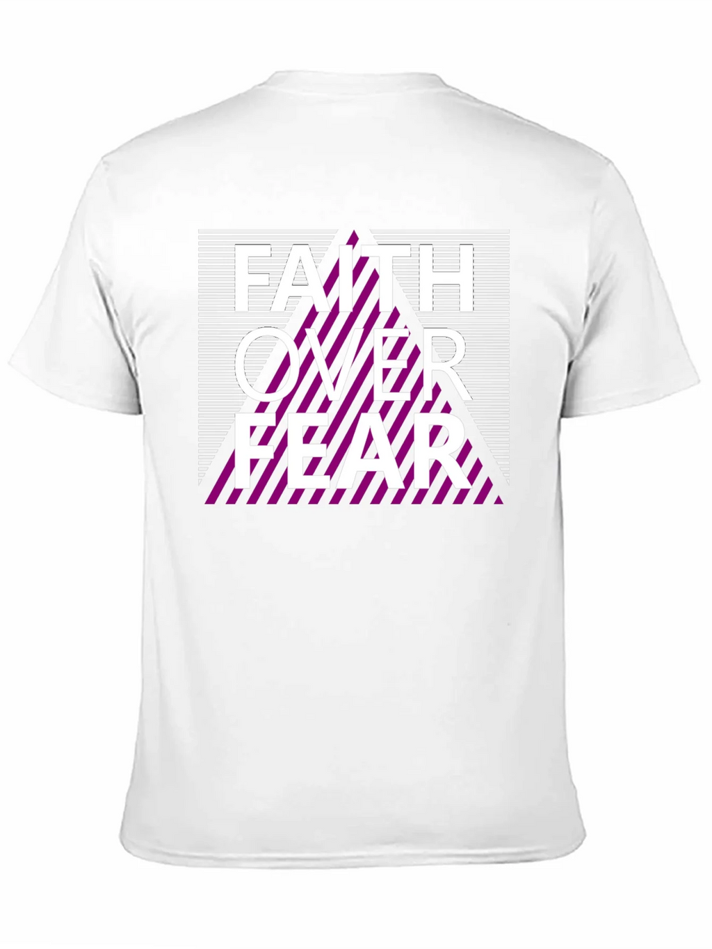 Faith Over Fear Graphic Tee - Stylish Black Shirt