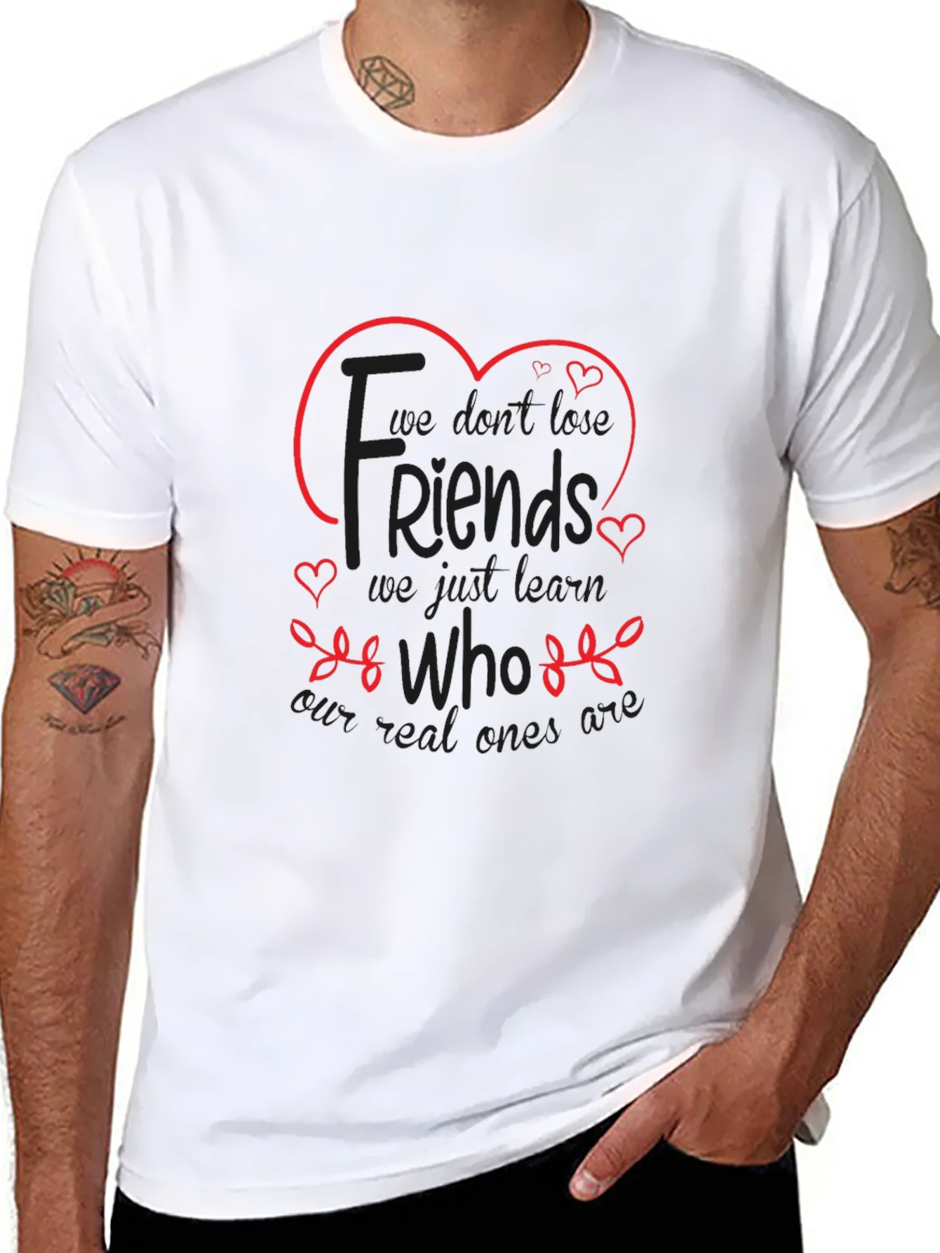 Friendship Heart Graphic T-Shirt