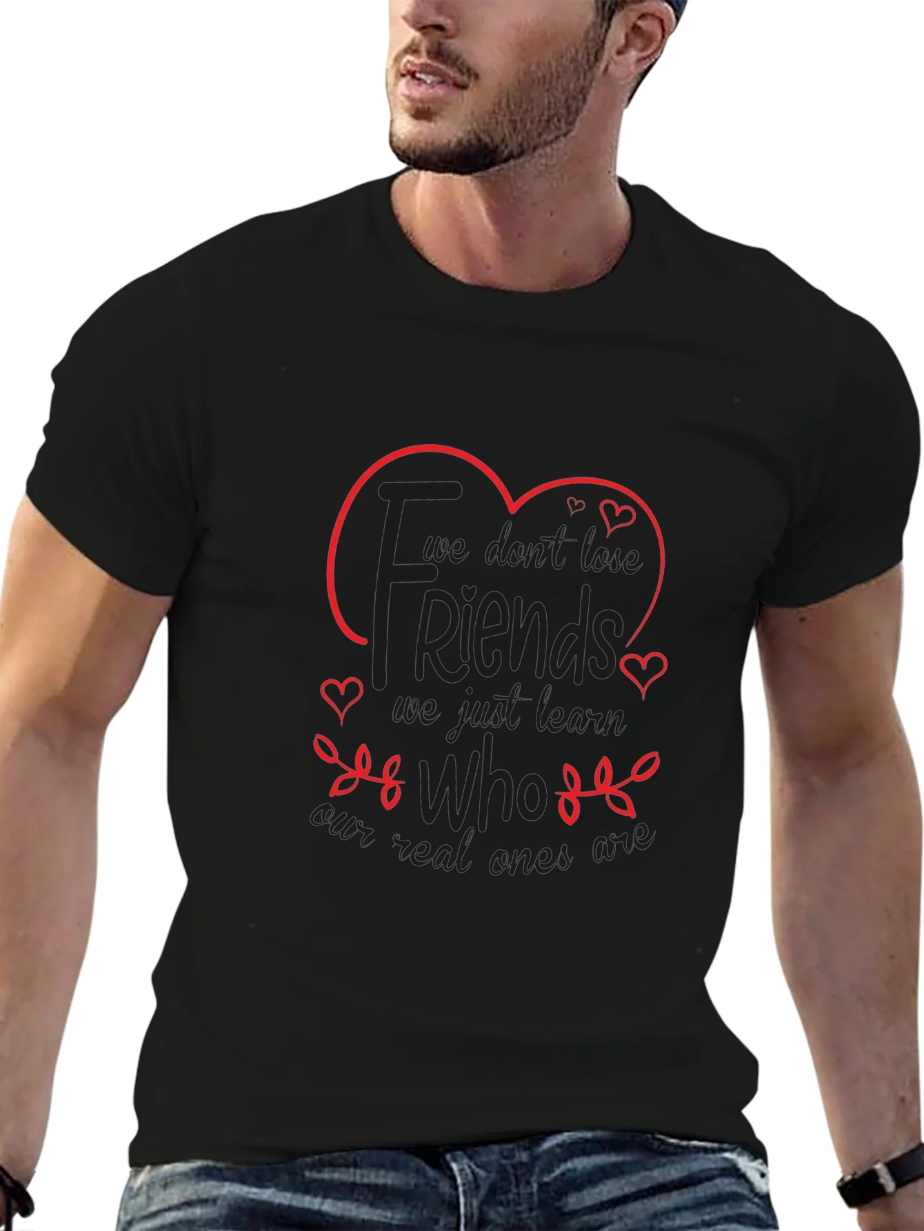 Friendship Heart Graphic T-Shirt