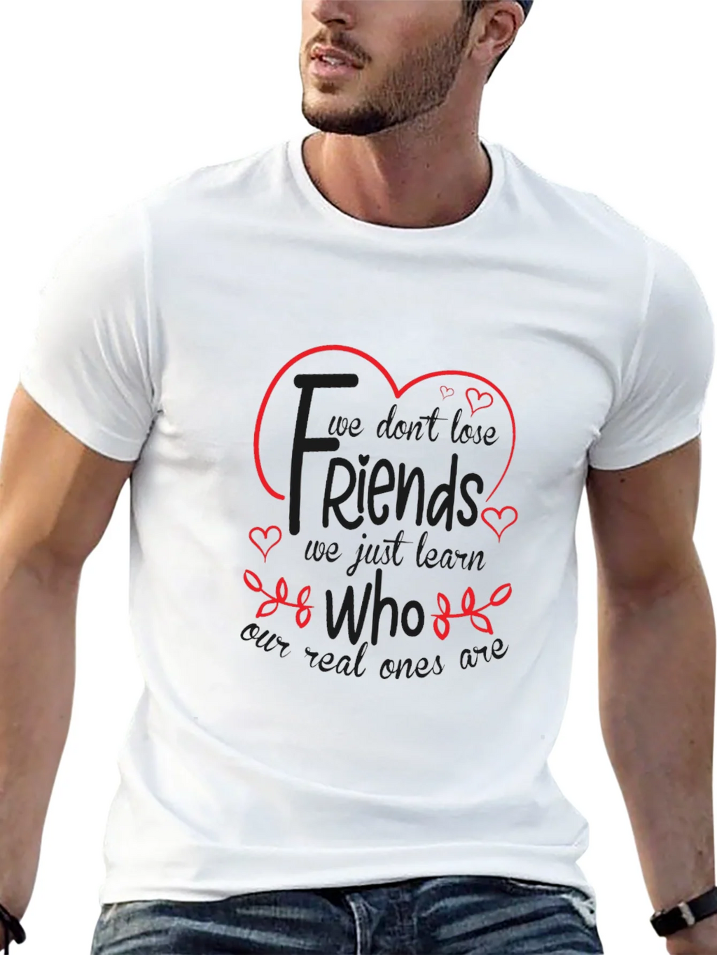 Friendship Heart Graphic T-Shirt