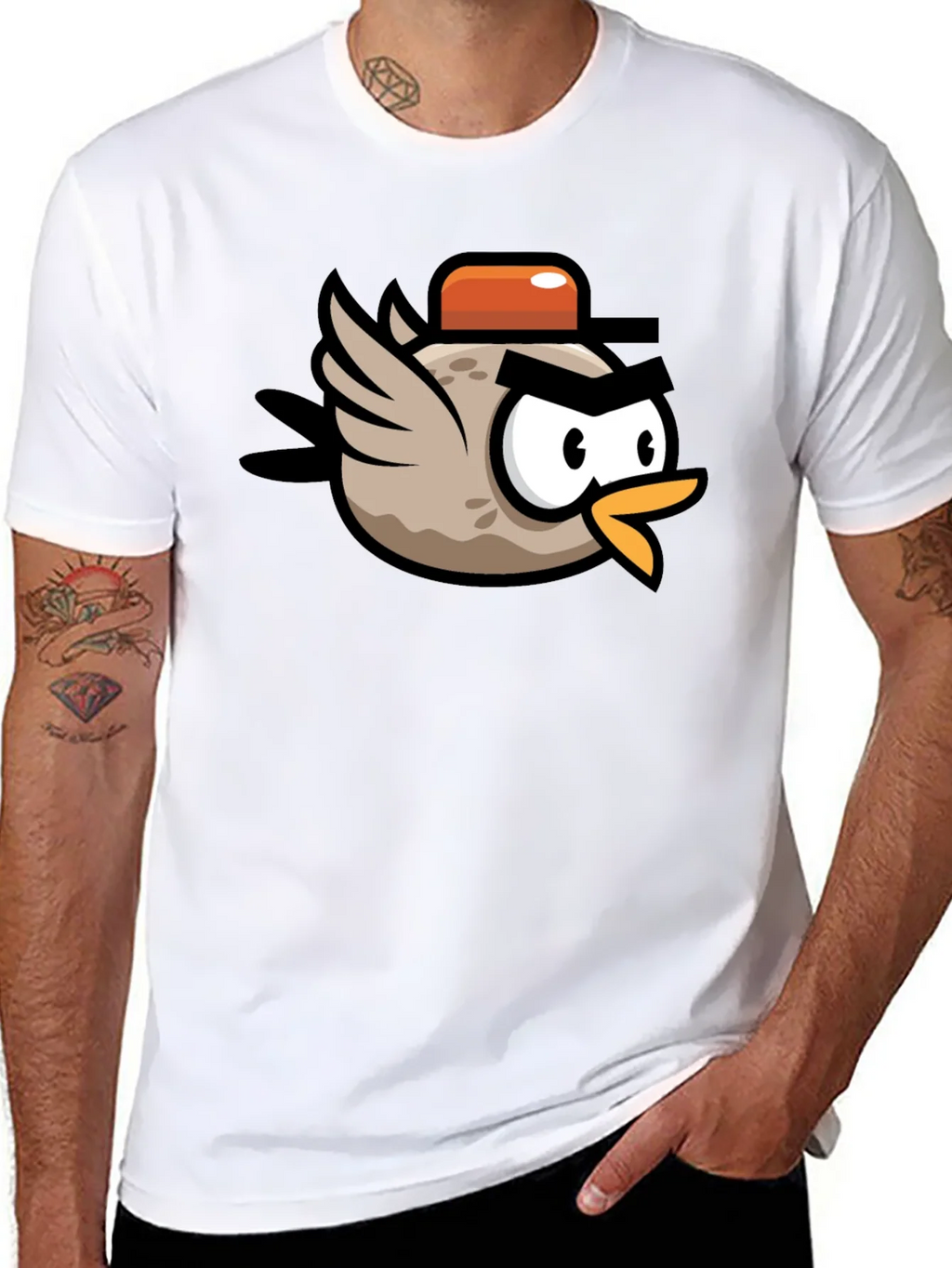 Funny Bird Cartoon T-Shirt