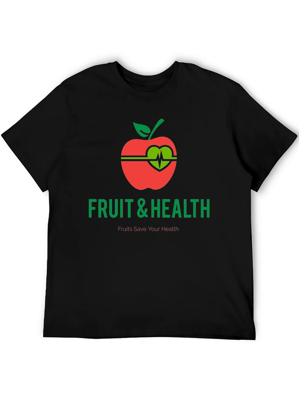 Fruit & Health Graphic T-Shirt - Eat Healthy!