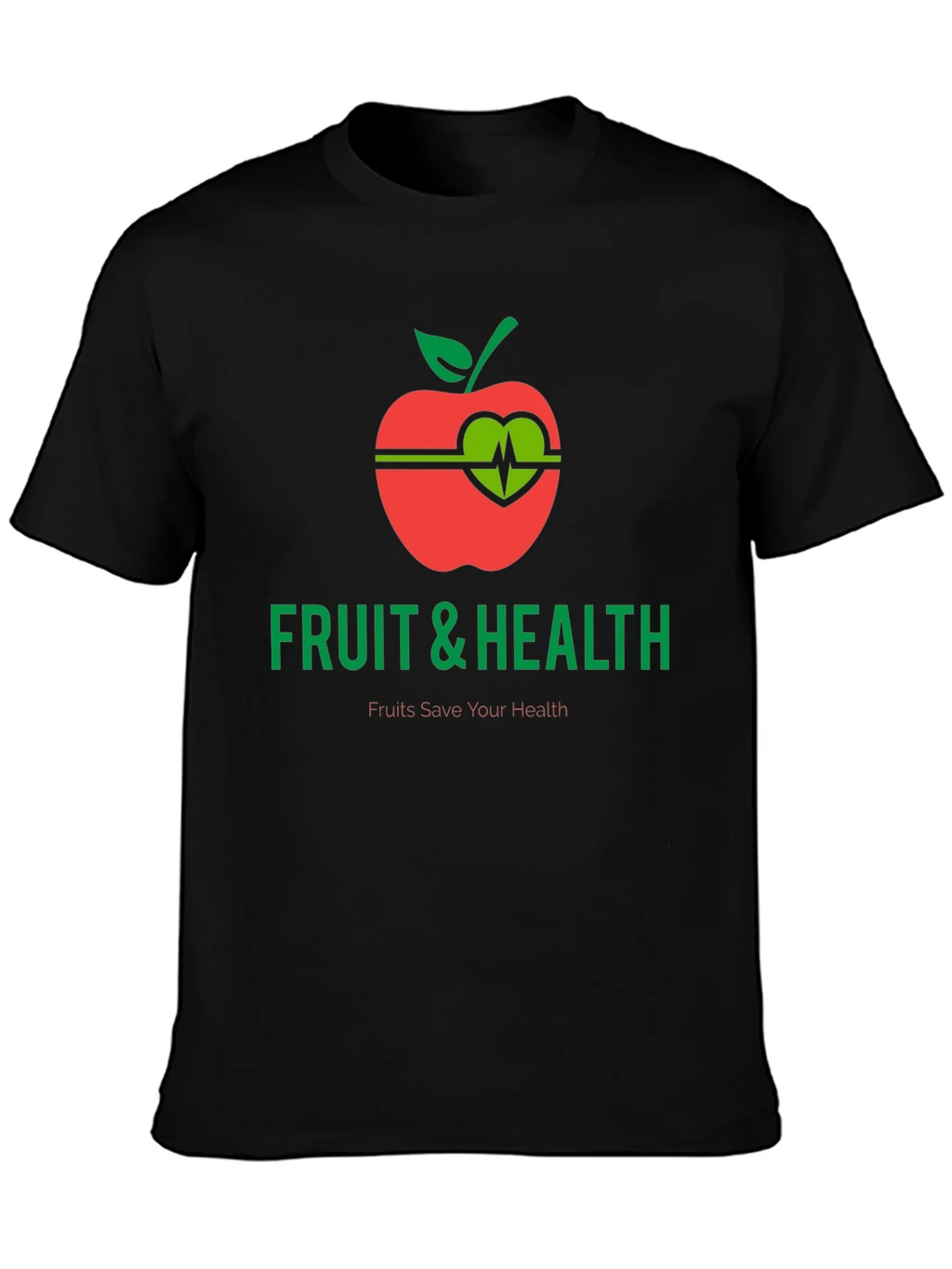 Fruit & Health Graphic T-Shirt - Eat Healthy!