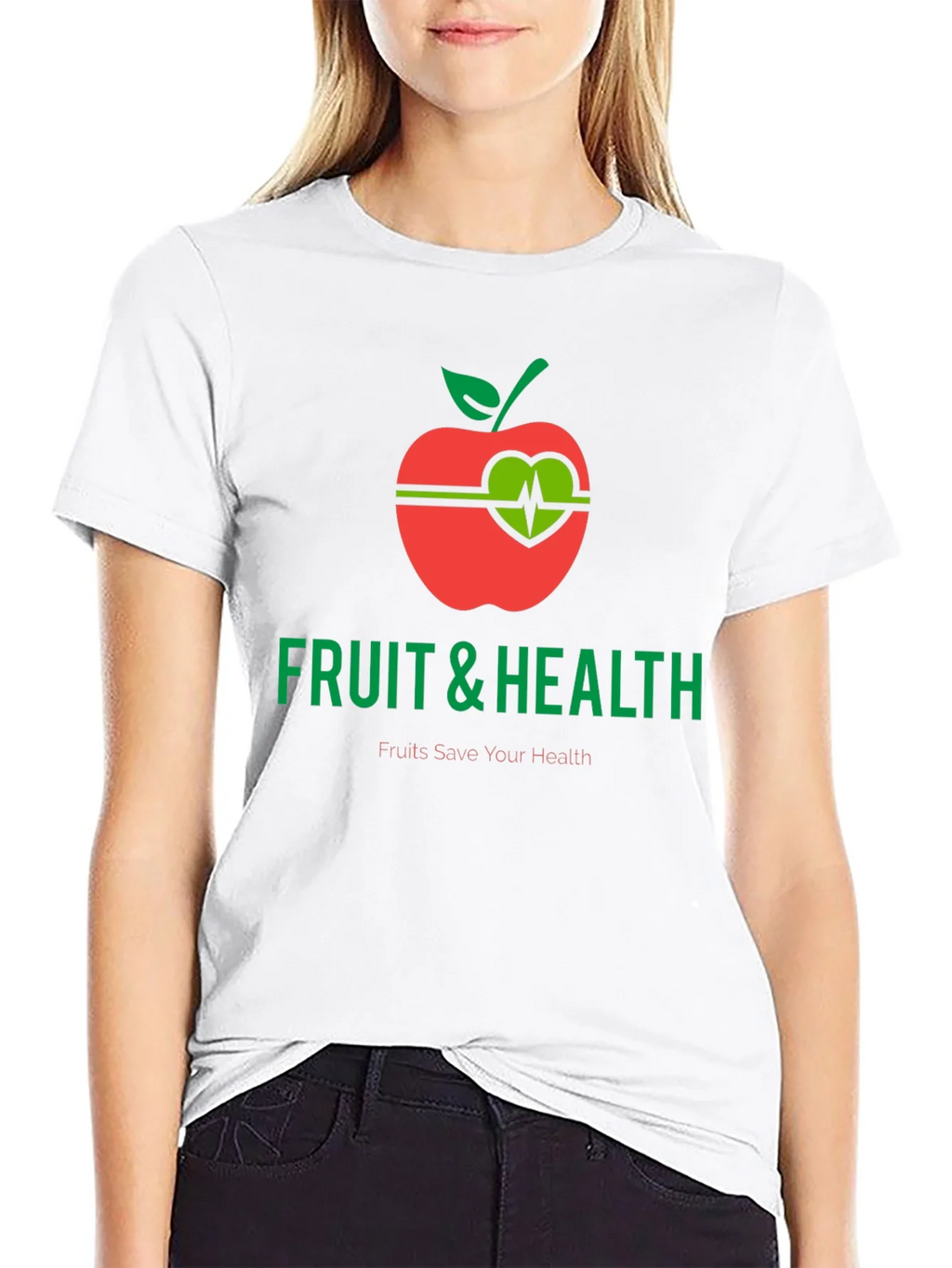 Fruit & Health Graphic T-Shirt - Eat Healthy!