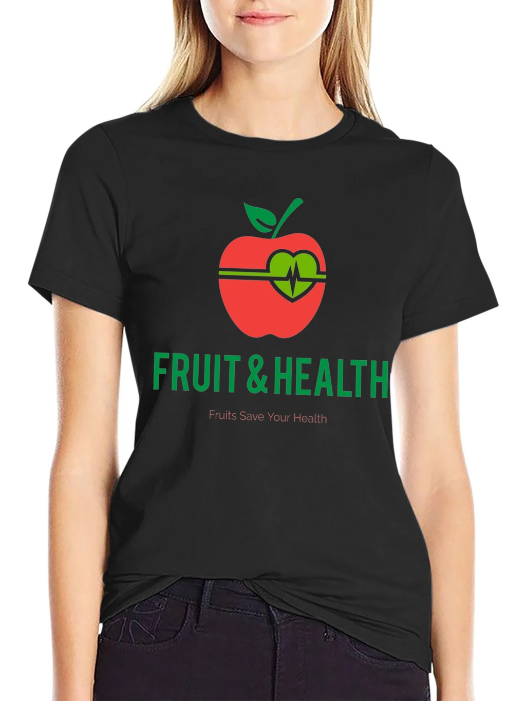 Fruit & Health Graphic T-Shirt - Eat Healthy!