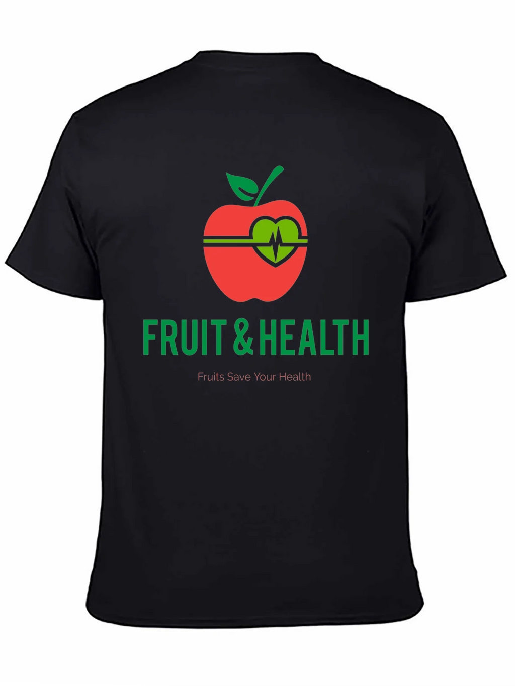 Fruit & Health Graphic T-Shirt - Eat Healthy!