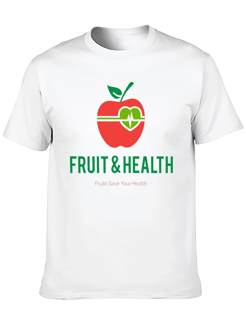 Fruit & Health Graphic T-Shirt - Eat Healthy!