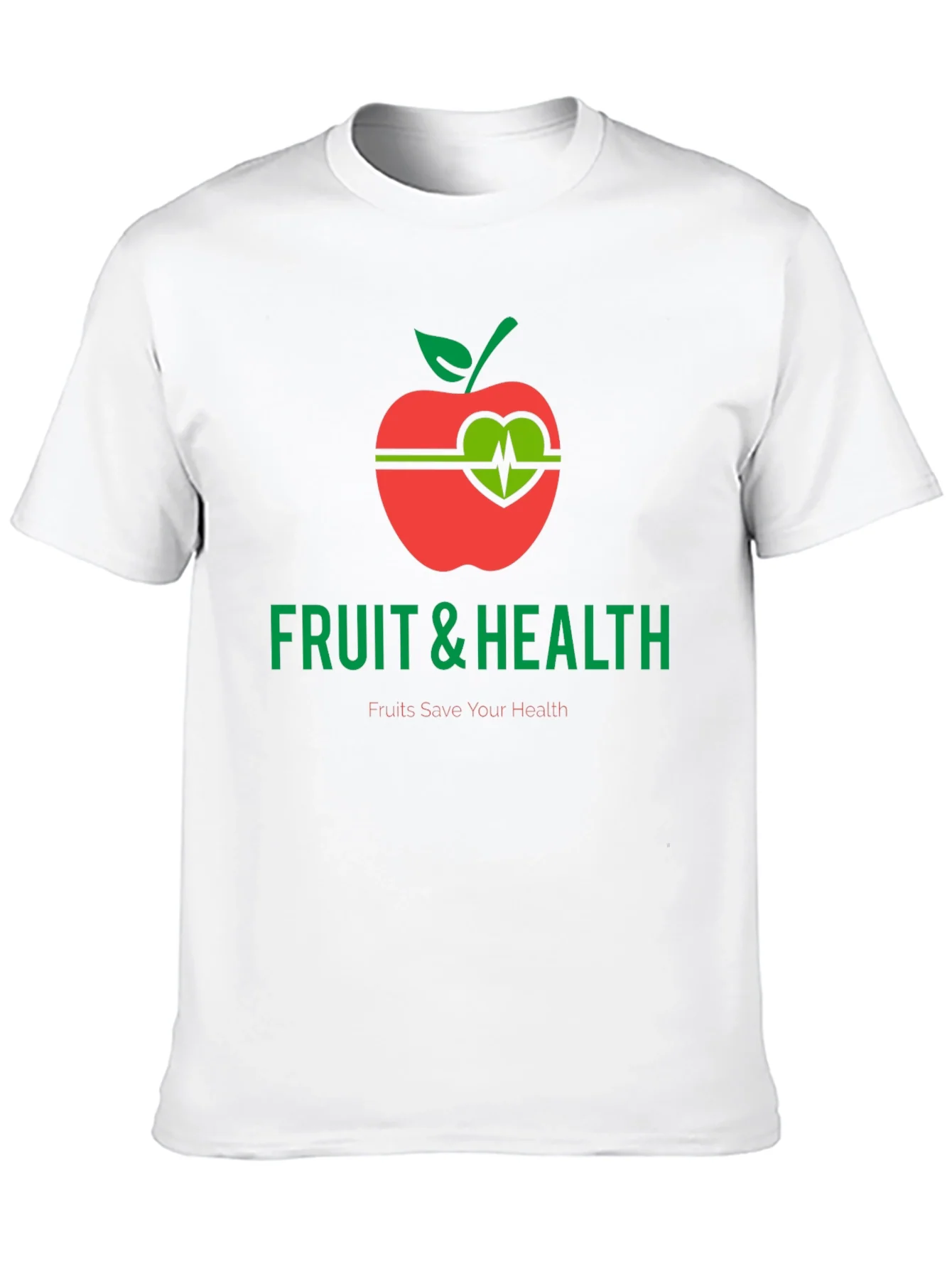 Fruit & Health Graphic T-Shirt - Eat Healthy!