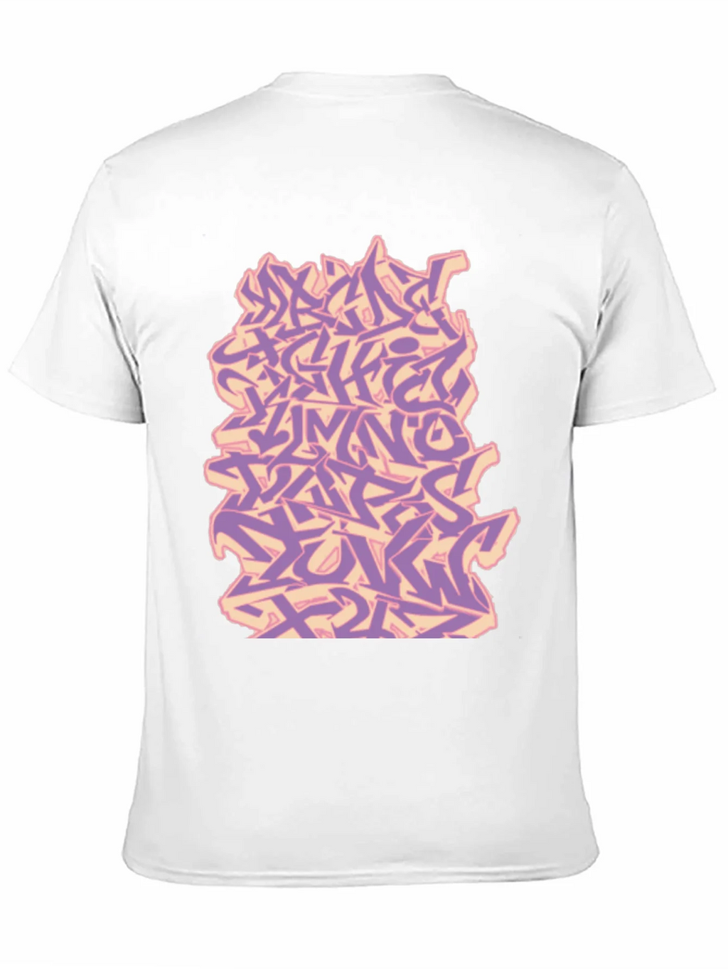 Graffiti Alphabet Black T-Shirt