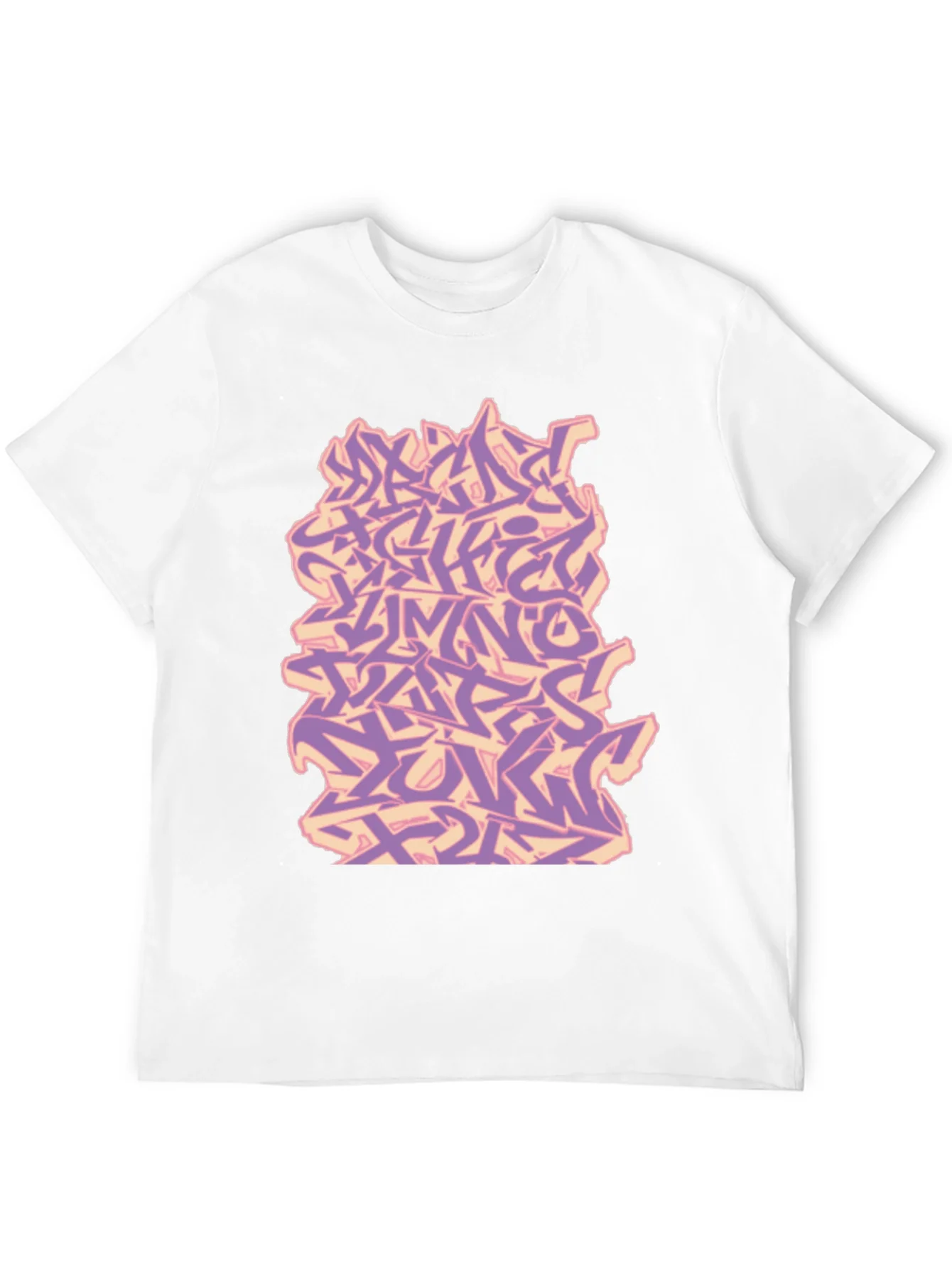 Graffiti Alphabet Black T-Shirt